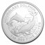 2024 AUS 1 oz Silver Hourglass Dolphin MS-70 PCGS (First Day)