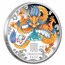 2024 AUS 1 oz Silver Lunar Dragon Proof Colorized (w/Box & COA)