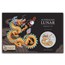 2024 AUS 1 oz Silver Lunar Golden Dragon-ANA Expo Special Card