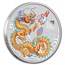 2024 AUS 1 oz Silver Lunar Golden Dragon-ANA Expo Special Card