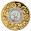 2024 AUS 2 oz Gold Double Dragon with Mother of Pearl PF (Box)