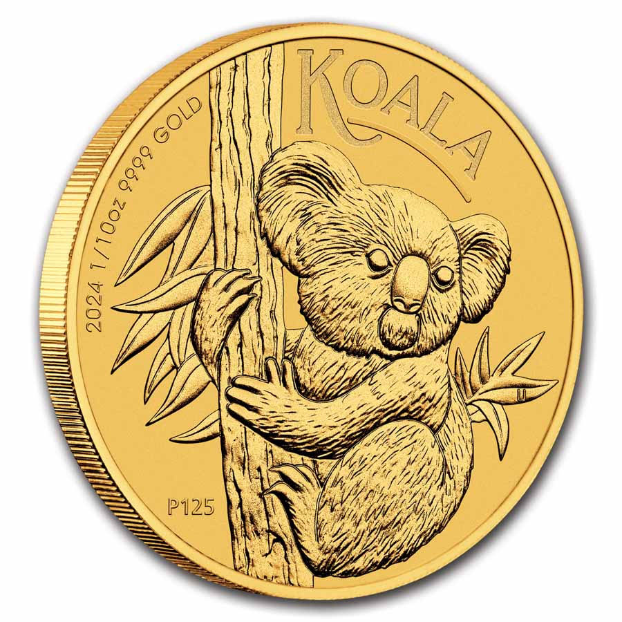 2024 Australia 1/10 oz Gold Koala BU