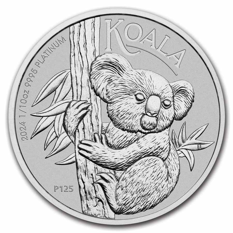 2024 Australia 1/10 oz Platinum Koala BU