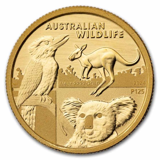 2024 Australia 1/4 Gold Australian Wildlife BU