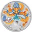 2024 Australia 1/4 oz Silver Lunar Dragon BU (Colorized)