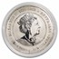 2024 Australia 1 kilo Silver Lunar Dragon BU (Abrasions)