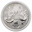 2024 Australia 1 kilo Silver Lunar Dragon BU (Abrasions)