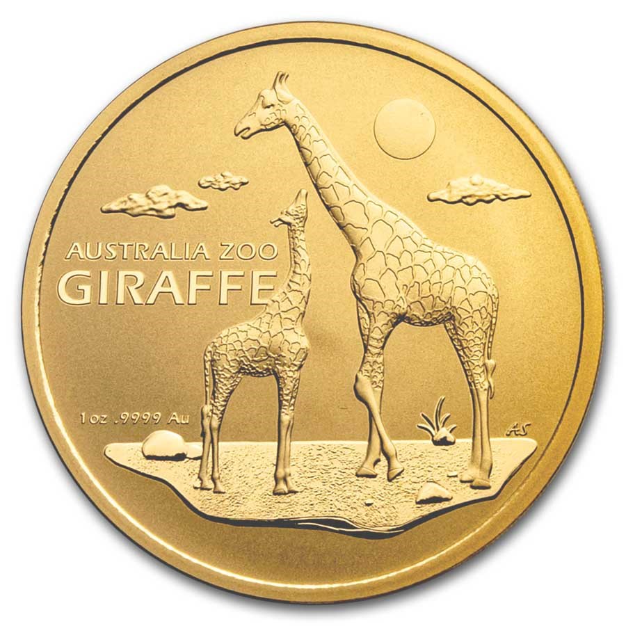 2024 Australia 1 oz Gold $100 Giraffe BU (w/Box & COA)