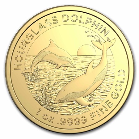 Buy 2024 AUS 1 oz Gold $100 Hourglass Dolphin BU | APMEX