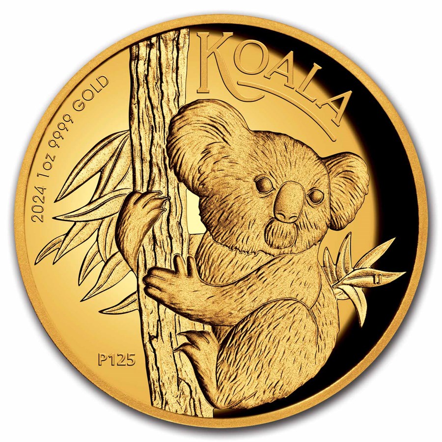 2024 Australia 1 oz Gold Koala Proof (High Relief, Box & COA)