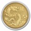 2024 Australia 1 oz Gold Lunar Dragon BU (Abrasions)