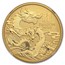 2024 Australia 1 oz Gold Lunar Dragon MS-70 NGC (FDI, Red Label)