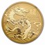 2024 Australia 1 oz Gold Lunar Dragon MS-70 NGC (FR, Red Label)
