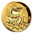 2024 Australia 1 oz Gold Lunar Dragon Proof (HR, Box & COA)