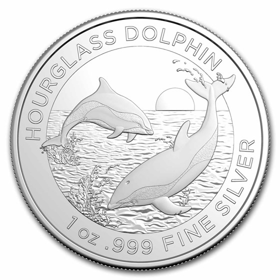 2024 Australia 1 oz Silver $1 Hourglass Dolphin BU 2024 Australia 1 oz Silver $1 Hourglass Dolphin BU