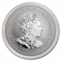 2024　オーストラリア 神話と伝説銀貨　typeA 1オンス Buy 2024 Australia 1 oz Silver $1 Tiger Snake BU | APMEX