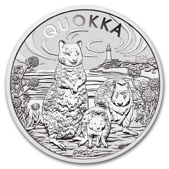 2024 Australia 1 oz Silver Australian Quokka BU 2024 Australia 1 oz Silver Australian Quokka BU