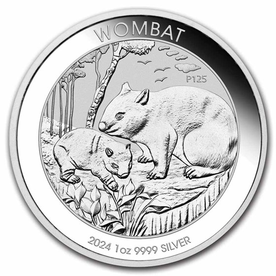 2024 Australia 1 oz Silver Australian Wombat BU 2024 Australia 1 oz Silver Australian Wombat BU