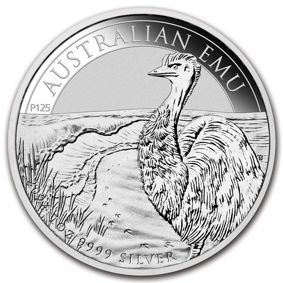 2024 Australia 1 oz Silver Emu BU 2024 Australia 1 oz Silver Emu BU