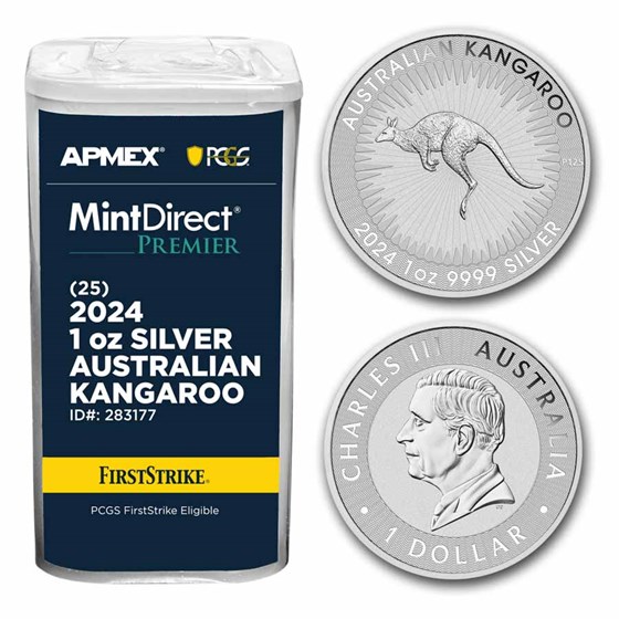 2024 Australia 1 oz Silver Kangaroo (MD® Premier + PCGS FS Tube) 2024 Australia 1 oz Silver Kangaroo (MD® Premier + PCGS FS Tube)