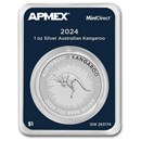 2024 Australia 1 oz Silver Kangaroo (MintDirect® Single)