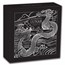 2024 Australia 1 oz Silver Lunar Dragon (Gilded, w/Box & COA)