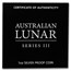 2024 Australia 1 oz Silver Lunar Dragon Proof (w/Box & COA)