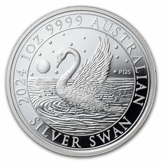 2024 Australia 1 oz Silver Swan Proof (Coin Only)