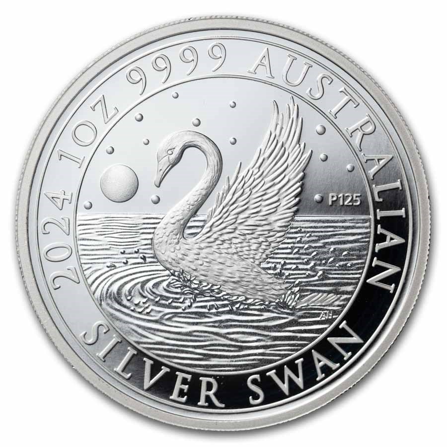 2024 Australia 1 oz Silver Swan Proof (Coin Only)