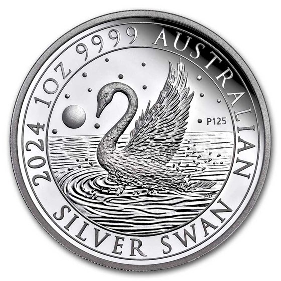 2024 Australia 1 oz Silver Swan Proof (w/Box & COA) 2024 Australia 1 oz Silver Swan Proof (w/Box & COA)