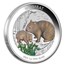 2024 Australia 1 oz Silver Wombat Colorized Proof (In Card)