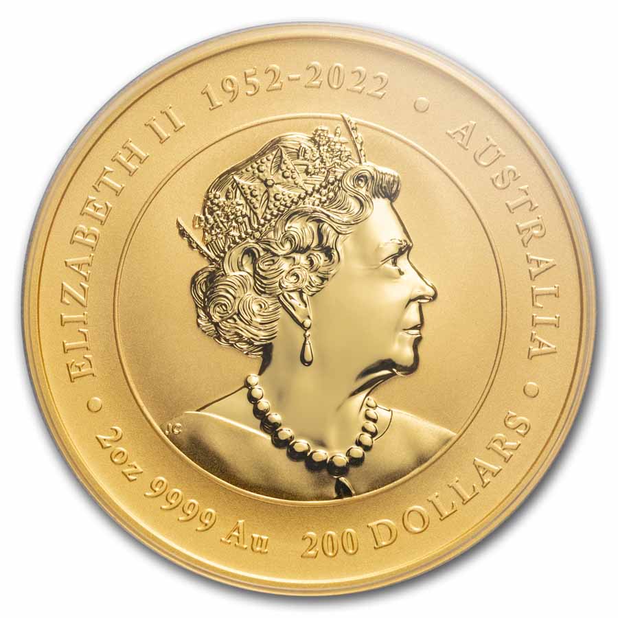 Buy 2024 AUS 2 oz Gold Lunar Dragon MS-70 (Red Label) | APMEX