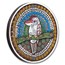 2024 Australia 2 oz Silver Colorized Kookaburra (Antiqued)