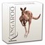 2024 Australia 2 oz Silver Kangaroo Proof (Reverse Gilded)