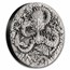 2024 Australia 2 oz Silver Year of the Dragon Antiqued (No Box)