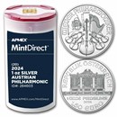 2024 Austria 1 oz Silver Philharmonic (20-Coin MintDirect® Tube)