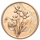2024 Austria Copper €10 Language of Flowers (Violet)