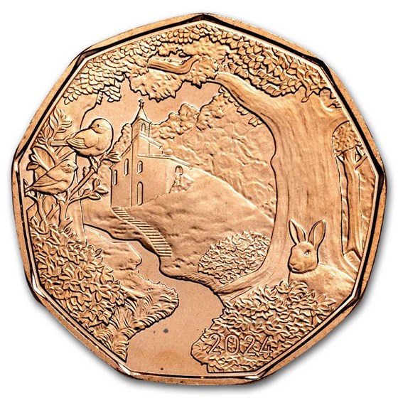 2024 Austria Copper €5 Getting There 2024 Austria Copper €5 Getting There