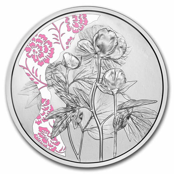 2024 Austria Proof Silver €10 Language of Flowers (Peony) 2024 Austria Proof Silver €10 Language of Flowers (Peony)