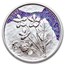 2024 Austria Proof Silver €10 Language of Flowers (Violet)