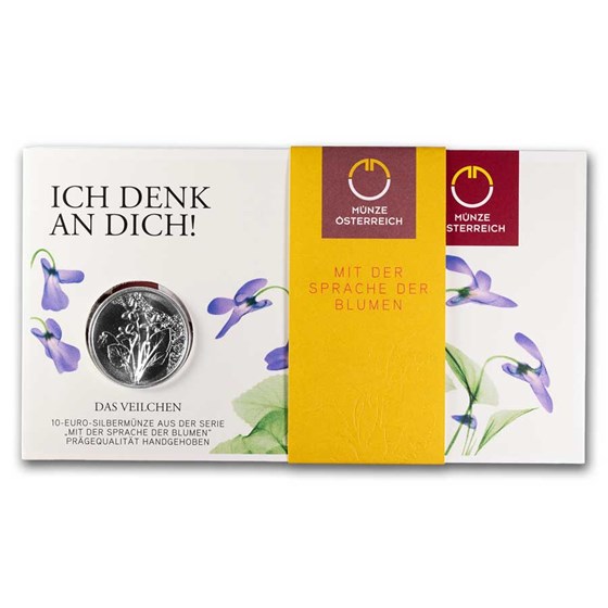 2024 Austria Silver €10 Language of Flowers (Violet) 2024 Austria Silver €10 Language of Flowers (Violet)
