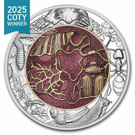 2024 Austria Silver/Niobium Edaphon €25 BU