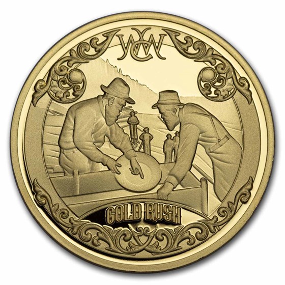 2024 Barbados 1/4 oz Silver Wild West; Gold Rush 2024 Barbados 1/4 oz Silver Wild West; Gold Rush
