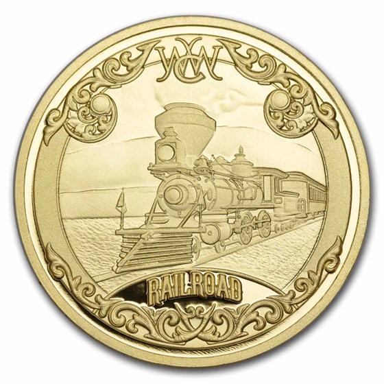2024 Barbados 1/4 oz Silver Wild West; Railroad 2024 Barbados 1/4 oz Silver Wild West; Railroad