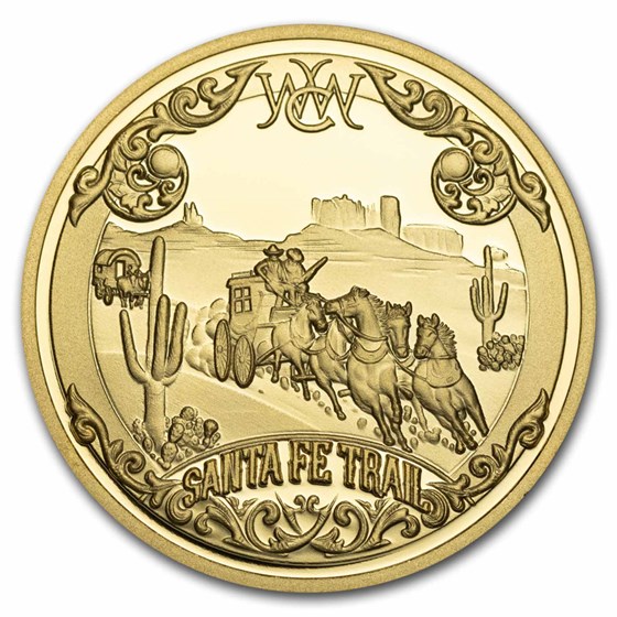 2024 Barbados 1/4 oz Silver Wild West; Santa Fe Trail 2024 Barbados 1/4 oz Silver Wild West; Santa Fe Trail