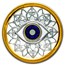 2024 Barbados 1 gram Gold Protecting Eye Pendant