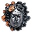2024 Barbados 3 oz Silver Medusa Shaped Coin (with Box & COA)