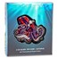 2024 Barbados 3 oz Silver Octopus Shaped Coin (with Box & COA)