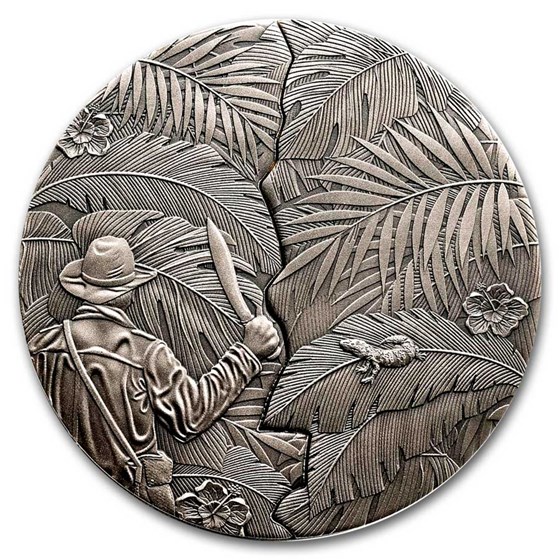 2024 Barbados 5 oz Silver El Dorado Sliding Coin (with Box & COA) 2024 Barbados 5 oz Silver El Dorado Sliding Coin (with Box & COA)
