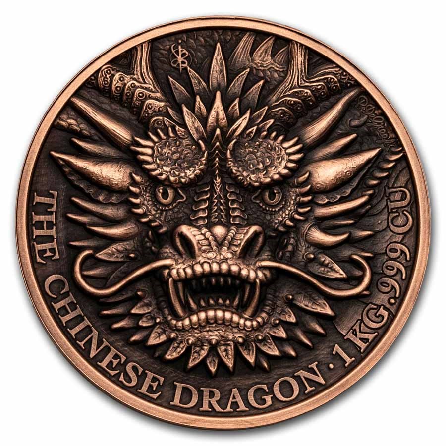 オベサス　時代金工　古銅鍍金　龍　置物　重さ約4kg　D　R9340H 2024 Benin 1 kilo Copper Antique Atélier P. De Greef; Dragon